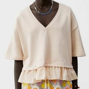 ZARA Peplum Top